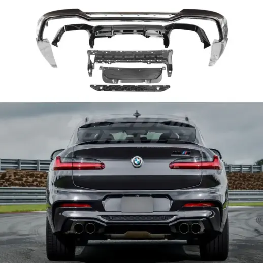 Body Kit For BMW X4 G02 M Sport & M40d & M40i Only – M Performance Look, Gloss Black