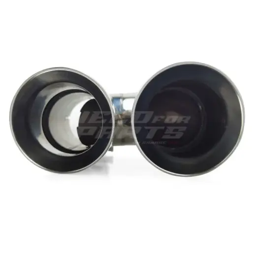 Chrome Dual Right Exhaust Tips 101mm