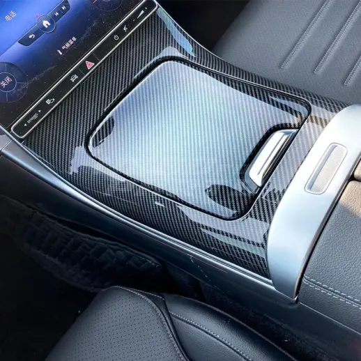 Console Panel Cover For Mercedes C Class S206/W206 Standard & AMG Line & C43 AMG & C63 AMG Only – AMG Look, Carbon Look