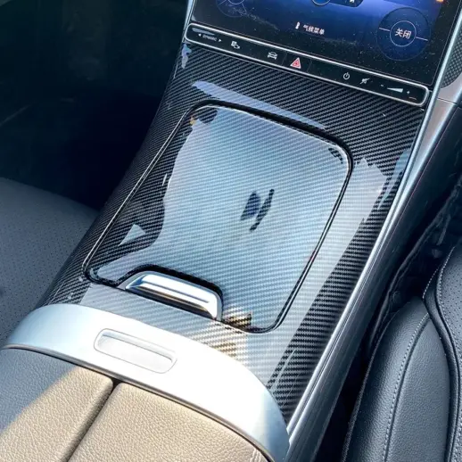 Console Panel Cover For Mercedes C Class S206/W206 Standard & AMG Line & C43 AMG & C63 AMG Only – AMG Look, Carbon Look