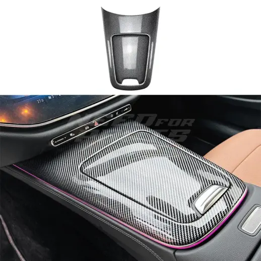 Console Panel Cover For Mercedes E Class S214/W214 Standard & AMG Line & E53 AMG Only – AMG Look, Carbon Look