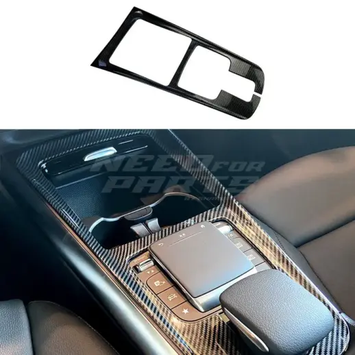 Console Panel Cover For Mercedes GLA Class/GLB Class H247/X247 Pre-Facelift Standard & AMG Line & GLA35 AMG & GLA45 AMG & GLB35 AMG Only – AMG Look, Carbon Look