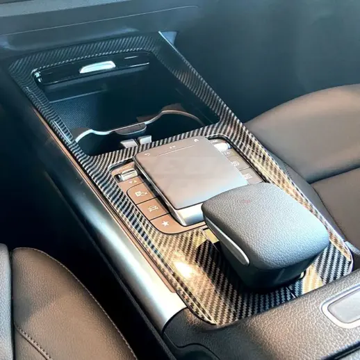 Console Panel Cover For Mercedes GLA Class/GLB Class H247/X247 Pre-Facelift Standard & AMG Line & GLA35 AMG & GLA45 AMG & GLB35 AMG Only – AMG Look, Carbon Look