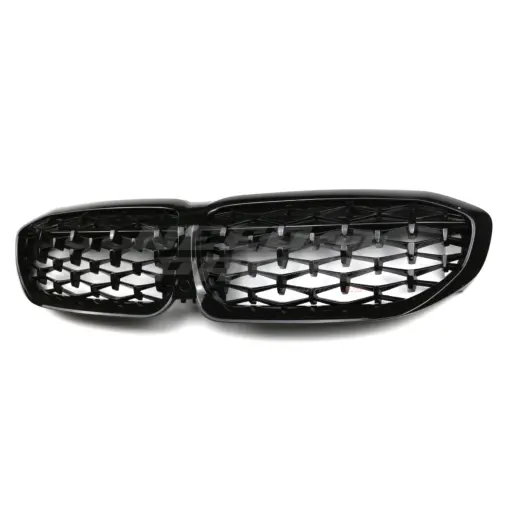 Diamond Grille For BMW 3 Series G20/G21 Pre-LCI Standard & M Sport & M340d & M340i Only – M Performance Look, Gloss Black