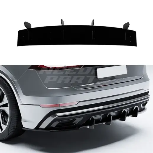 Diffuser Extension For Audi Q8 S Line/SQ8 4M (SUV) Pre-Facelift – Sport Look, Gloss Black
