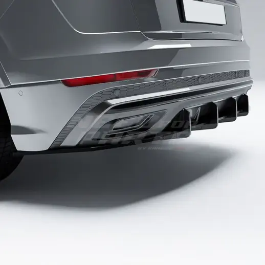 Diffuser Extension For Audi Q8 S Line/SQ8 4M (SUV) Pre-Facelift – Sport Look, Gloss Black