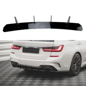 Diffuser Extension Voor BMW 3 Series G20/G21 Pre-LCI M Sport – Racing Look, Hoogglans Zwart