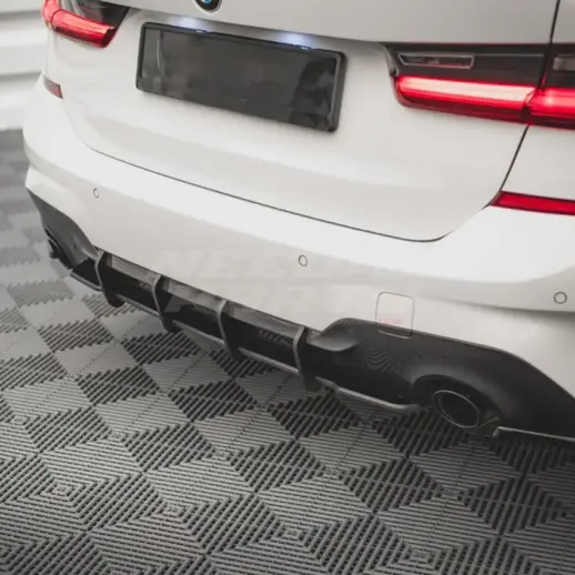 Diffuser Extension For BMW 3 Series G20/G21 Pre-LCI M Sport Only – Racing Look, Gloss Black