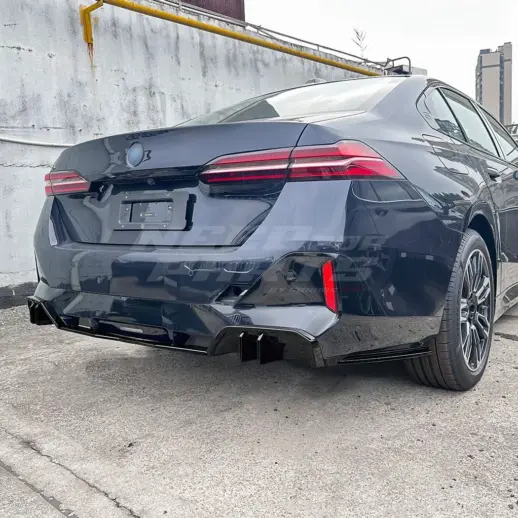 Diffuser Extension For BMW 5 Series G60/G61 M Sport Only – M Performance Look, Gloss Black