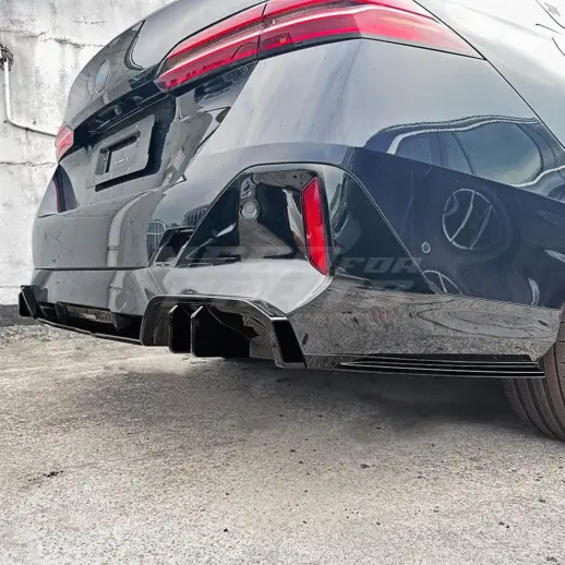 Diffuser Extension For BMW 5 Series G60/G61 M Sport Only – M Performance Look, Gloss Black