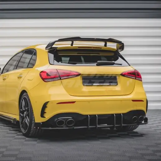 Diffuser Extension For Mercedes A Class W177 A45 AMG & A35 AMG Only – AMG Look, Gloss Black