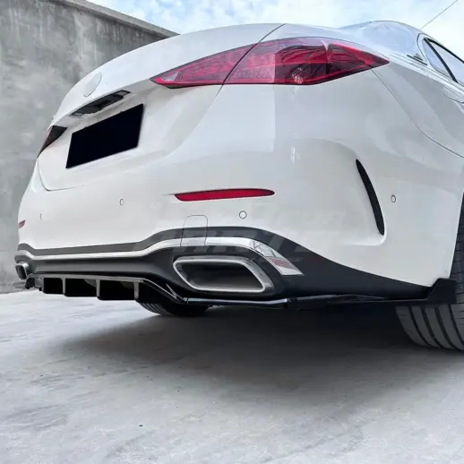 Diffuser Extension For Mercedes C Class W206 (2021-present) AMG Line Only – AMG Look, Gloss Black
