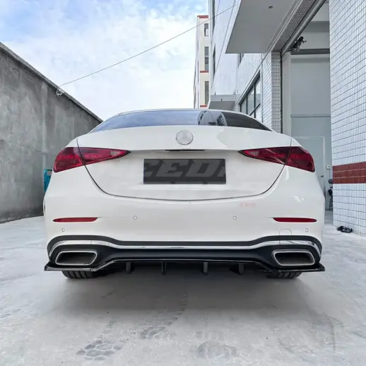 Diffuser Extension For Mercedes C Class W206 (2021-present) AMG Line Only – AMG Look, Gloss Black