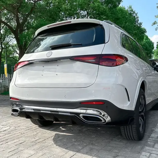 Diffuser Extension For Mercedes GLC Class X254 (2022-present) AMG Line Only – Racing Look, Gloss Black