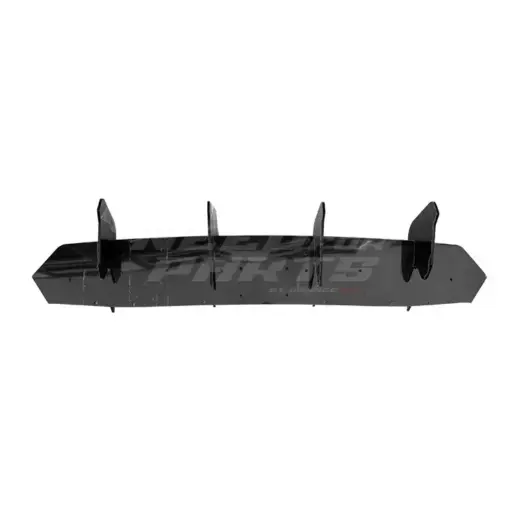 Diffuser Extension For Volkswagen Golf 8 (Hatchback) (2020-2024) R Line Only – Sport Look, Gloss Black