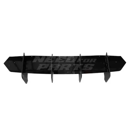 Diffuser Extension For Volkswagen Golf 8 (Hatchback) (2020-2024) R Line Only – Sport Look, Gloss Black