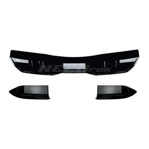 Diffuser Extension With Rear Side Splitters For BMW X5 G05 M Sport & M50d & M50i & M60i Only – M Sport Look, Gloss Black