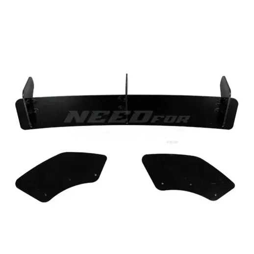 Diffuser Extension With Rear Side Splitters For Volkswagen Golf 7 (Hatchback) (2013-2017) GTI Only – Sport Look, Gloss Black