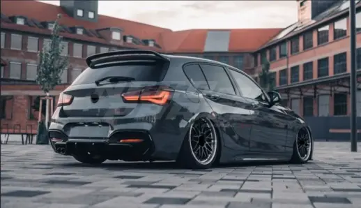 Diffuser For BMW 1 Series F20/F21 M Sport & M135i & M140i Only – OO- – M Performance Look, Gloss Black