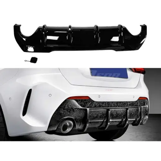 Diffuser For BMW 1 Series F40 (2019-2024) M Sport & M135i Only – O-O – M135i Look, Gloss Black