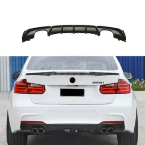 Diffuser Voor BMW 3 Series F31/F30 M Sport – OO-OO – M Performance Look, Hoogglans Zwart
