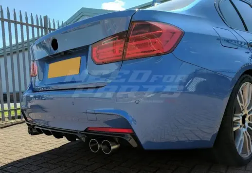 Diffuser For BMW 3 Series F30/F31 M Sport Only – OO-OO – M Performance Look, Gloss Black