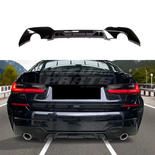 Diffuser For BMW 3 Series G20/G21 Pre-LCI M Sport & M340d & M340i Only – O-O – M Performance Look, Gloss Black