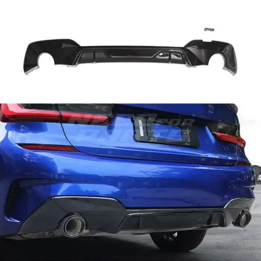 Diffuser For BMW 3 Series G20/G21 Pre-LCI M Sport & M340d & M340i Only – O-O – M Performance Look, Gloss Black