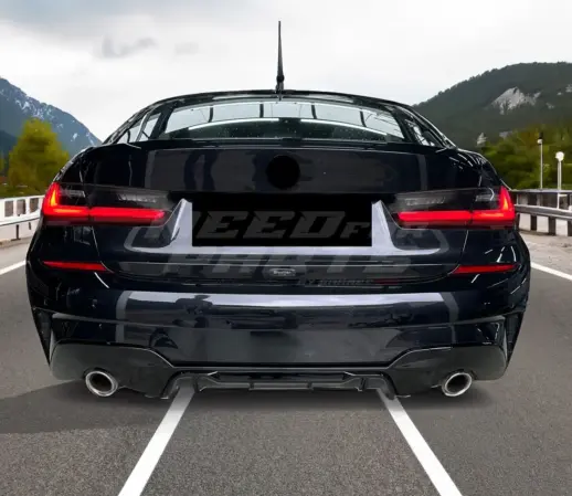 Diffuser For BMW 3 Series G20/G21 Pre-LCI M Sport & M340d & M340i Only – O-O – M Performance Look, Gloss Black