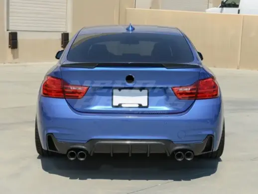 Diffuser For BMW 4 Series F32/F33/F36 M Sport Only – OO-OO – M Performance Look, Gloss Black