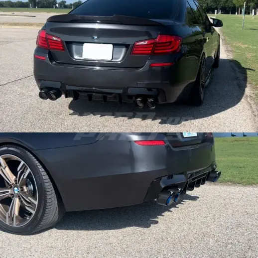 Diffuser For BMW 5 Series F10/F11 M Sport & M550d Only – OO-OO – M Performance Look, Gloss Black