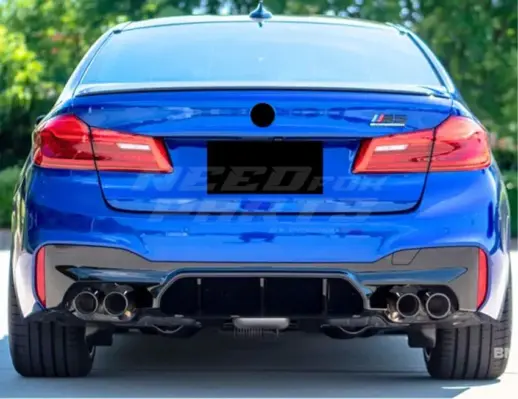 Diffuser For BMW 5 Series G30/G31 M Sport & M550d & M550i Only – OO-OO – M Performance Look, Gloss Black