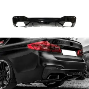 Diffuser Voor BMW 5 Series G30/G31 M Sport & M550i & M550d – OO-OO – M5 CS Look, Hoogglans Zwart