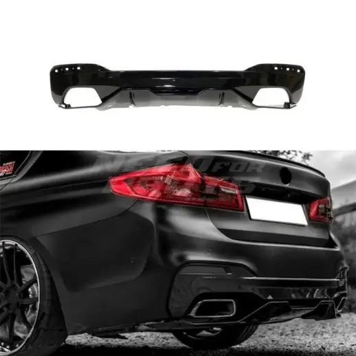 Diffuser For BMW 5 Series G30/G31 M Sport & M550d & M550i Only – OO-OO – M5 CS Look, Gloss Black