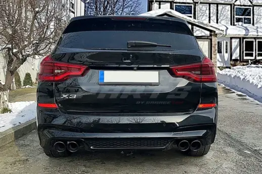 Diffuser For BMW X3 G01 (2017-2021) Pre-LCI M Sport & M40d & M40i Only – OO-OO – M Performance Look, Gloss Black
