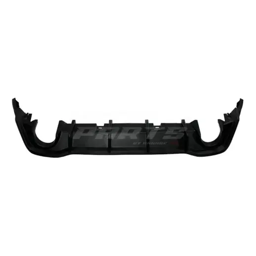 Diffuser For Volkswagen Golf 8 (Hatchback) (2020-2024) R Line & GTD & GTE & GTI Only – O-O – Sport Look, Gloss Black