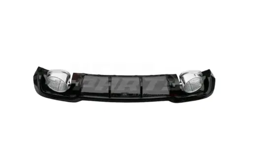 Diffuser With Black Exhaust Tips For Audi A3 S Line/S3 8V (Hatchback & Sportback) Facelift – RS3 Look, Gloss Black