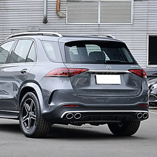 Diffuser With Chrome Exhaust Tips For Mercedes GLE Class C167/W167 AMG Line & GLE53 AMG Only – OO-OO – GLE53 AMG Look, Gloss Black