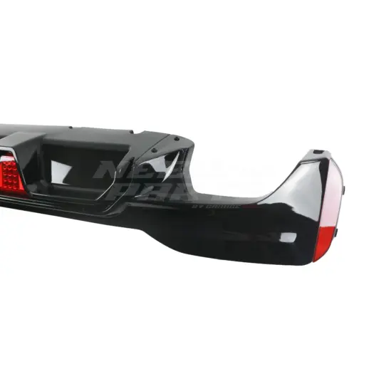 Diffuser With LED For BMW 5 Series G30/G31 M Sport & M550d & M550i Only – OO-OO – M5 CS Look, Gloss Black