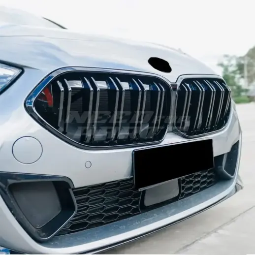 Double Line Grille For BMW 2 Series F44 (2019-2024) Standard & M Sport & M235i Only – M Performance Look, Gloss Black