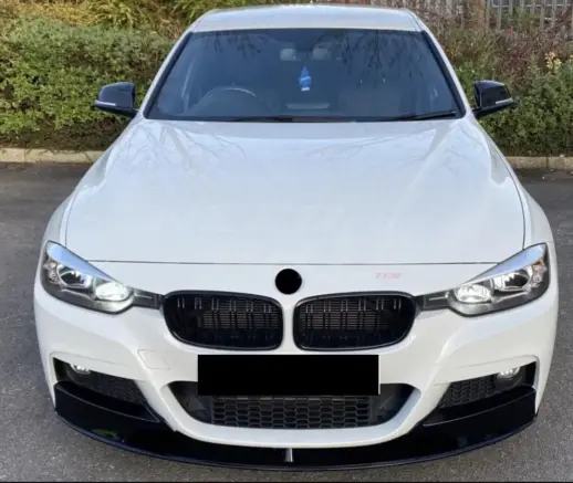 Double Line Grille For BMW 3 Series F30/F31 Standard & M Sport Only – M Performance Look, Gloss Black