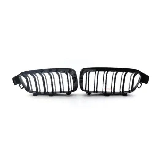 Double Line Grille For BMW 3 Series F30/F31 Standard & M Sport Only – M Performance Look, Gloss Black