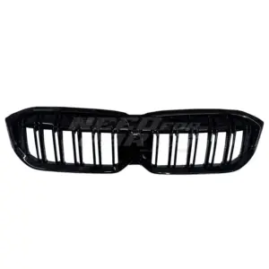 Double Line Grille Voor BMW 3 Series G20/G21 LCI – M Performance Look, Hoogglans Zwart