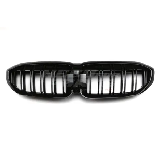Double Line Grille For BMW 3 Series G20/G21 Pre-LCI Standard & M Sport & M340d & M340i Only – M Performance Look, Gloss Black