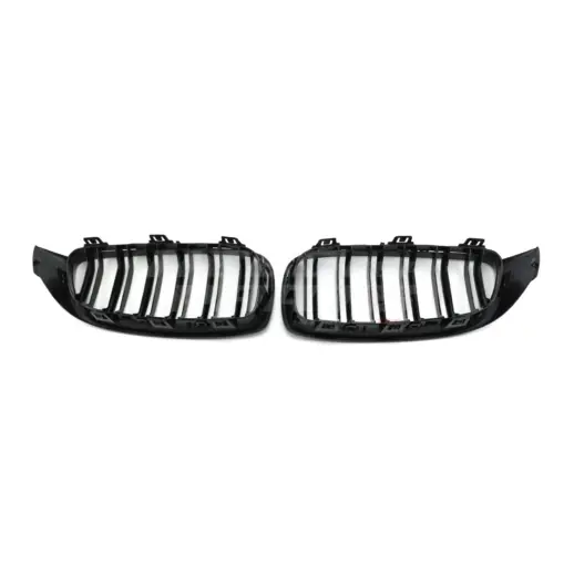 Double Line Grille For BMW 4 Series F32/F33/F36 Standard & M Sport Only – M Performance Look, Gloss Black