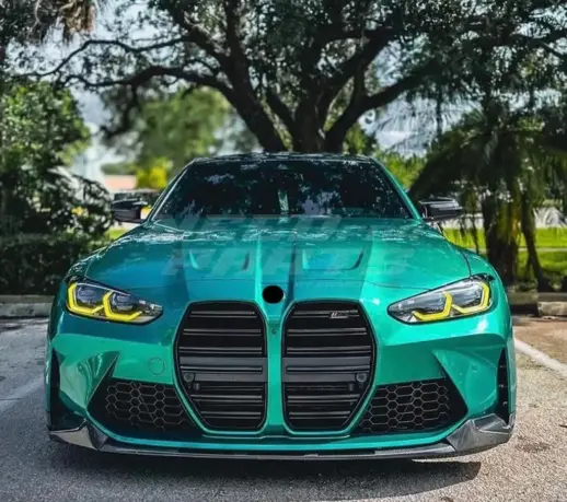 Double Line Grille For BMW 4 Series G22/G23 Standard & M Sport & M440d & M440i Only – M Performance Look, Gloss Black