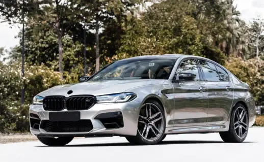 Double Line Grille For BMW 5 Series G30/G31 Pre-LCI Standard & M Sport & M550d & M550i Only – M Performance Look, Gloss Black