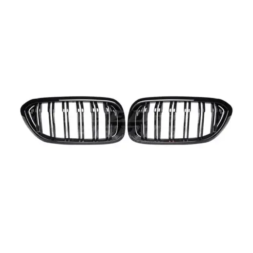 Double Line Grille For BMW 5 Series G30/G31 Pre-LCI Standard & M Sport & M550d & M550i Only – M Performance Look, Gloss Black