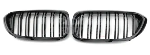 Double Line Grille For BMW 5 Series G30/G31 Pre-LCI Standard & M Sport & M550d & M550i Only – M Performance Look, Gloss Black