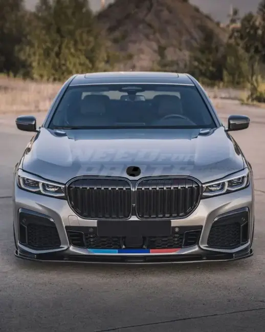 Double Line Grille For BMW 7 Series G11/G12 LCI Standard & M Sport & M760Li Only – M Performance Look, Gloss Black